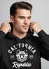 Hoodie Herren California Republic Grizzly Bär Kapuzen-Pullover Männer Neverless®preview