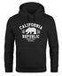 Hoodie Herren California Republic Kalifornien Grizzly Bär Bear Aufdruck Print Kapuzen-Pullover Männer Neverless®preview