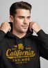 Hoodie Herren California Skull Totenkopf Flügel Biker  Print Kapuzen-Pullover Männer Fashion Streetstyle Neverless®preview