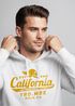 Hoodie Herren California Skull Totenkopf Flügel Biker  Print Kapuzen-Pullover Männer Fashion Streetstyle Neverless®preview