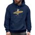 Hoodie Herren California Surfing Print Otter mit Surfboard Grafik Surfer-Design Männer Fashion Streetstyle Neverless®preview