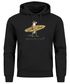 Hoodie Herren California Surfing Print Otter mit Surfboard Grafik Surfer-Design Männer Fashion Streetstyle Neverless®preview