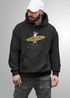 Hoodie Herren California Surfing Print Otter mit Surfboard Grafik Surfer-Design Männer Fashion Streetstyle Neverless®preview