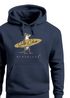 Hoodie Herren California Surfing Print Otter mit Surfboard Grafik Surfer-Design Männer Fashion Streetstyle Neverless®preview