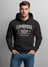 Hoodie Herren Cambridge United Kingdom Union Jack England Print Retro Aufdruck Fashion Streetstyle Neverless®preview