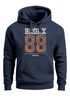 Hoodie Herren College Motiv Schriftzug Bronx 88 New York City Kapuzen-Pullover Männer Neverless®preview
