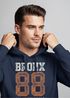 Hoodie Herren College Motiv Schriftzug Bronx 88 New York City Kapuzen-Pullover Männer Neverless®preview