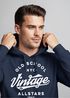 Hoodie Herren College Style Schriftzug Oldschool Vintage Allstars Kapuzen-Pullover Männer Fashion Streetstyle Neverless®preview