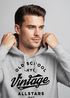 Hoodie Herren College Style Schriftzug Oldschool Vintage Allstars Kapuzen-Pullover Männer Fashion Streetstyle Neverless®preview
