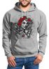 Hoodie Herren Day of Dead Rockabilly Skull Rock n Roll Kapuzenpullover Neverlesspreview