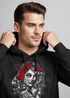 Hoodie Herren Day of Dead Rockabilly Skull Rock n Roll Kapuzenpullover Neverlesspreview