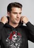 Hoodie Herren Day of Dead Rockabilly Skull Rock n Roll Kapuzenpullover Neverlesspreview