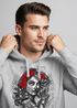 Hoodie Herren Day of Dead Rockabilly Skull Rock n Roll Kapuzenpullover Neverlesspreview