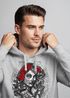 Hoodie Herren Day of Dead Rockabilly Skull Rock n Roll Kapuzenpullover Neverlesspreview