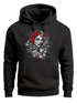 Hoodie Herren Day of Dead Rockabilly Skull Rock n Roll Kapuzenpullover Neverlesspreview