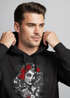 Hoodie Herren Day of Dead Rockabilly Skull Rock n Roll Kapuzenpullover Neverlesspreview