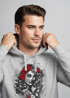 Hoodie Herren Day of Dead Rockabilly Skull Rock n Roll Kapuzenpullover Neverlesspreview