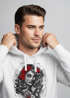 Hoodie Herren Day of Dead Rockabilly Skull Rock n Roll Kapuzenpullover Neverlesspreview