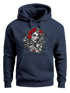 Hoodie Herren Day of Dead Rockabilly Skull Rock n Roll Kapuzenpullover Neverlesspreview