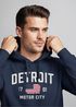 Hoodie Herren Detroit USA Print Aufdruck Amerika Stars and Stripes Kapuzen-Pullover Männer Fashion Streetstyle Neverless®preview
