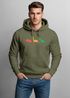 Hoodie Herren Dinosaurier Aufdruck Polygon Tiere Geometric Print Fashion Streetstyle Neverless®preview