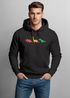 Hoodie Herren Dinosaurier Aufdruck Polygon Tiere Geometric Print Fashion Streetstyle Neverless®preview