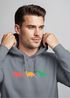 Hoodie Herren Dinosaurier Aufdruck Polygon Tiere Geometric Print Fashion Streetstyle Neverless®preview