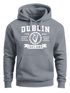 Hoodie Herren Dublin Irland Retro Design Print Aufdruck Kapuzen-Pullover Männer Fashion Streetstyle Neverless®preview