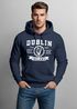 Hoodie Herren Dublin Irland Retro Design Print Aufdruck Kapuzen-Pullover Männer Fashion Streetstyle Neverless®preview