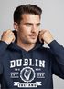 Hoodie Herren Dublin Irland Retro Design Print Aufdruck Kapuzen-Pullover Männer Fashion Streetstyle Neverless®preview