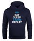 Hoodie Herren Eat Sleep Train Repeat Moonworks®preview