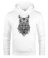 Hoodie Herren Eule Atzekenmuster Boho Bohamian Atzec Owl geometrisch Kapuzen-Pullover Männer Neverless®preview