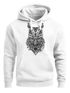 Hoodie Herren Eule Atzekenmuster Boho Bohamian Atzec Owl geometrisch Kapuzen-Pullover Männer Neverless®preview