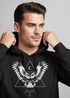 Hoodie Herren Eule Kapuzen-Pullover Neverless®preview