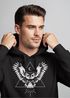 Hoodie Herren Eule Kapuzen-Pullover Neverless®preview
