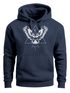Hoodie Herren Eule Kapuzen-Pullover Neverless®preview