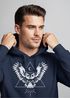 Hoodie Herren Eule Kapuzen-Pullover Neverless®preview