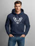 Hoodie Herren Eule Kapuzen-Pullover Neverless®preview