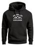 Hoodie Herren Explorer Kapuzensweatshirt mit Bergmotiv und Typografie Print Outdoor Streetwear Neverless®preview