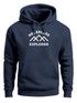 Hoodie Herren Explorer Kapuzensweatshirt mit Bergmotiv und Typografie Print Outdoor Streetwear Neverless®preview