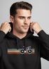 Hoodie Herren Fahrrad Retro Print Minimalistisch Radfahren Outdoor Fashion Rundhals-Pullover Streetwear Neverless®preview