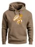 Hoodie Herren Fashion Polygon Print Luchs Wald Tiere Outdoor Motiv Aufdruck Streetstyle Neverless®preview