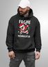 Hoodie Herren Frohe Weihnachten Dabbing Santa Aufdruck Kapuzen-Pullover Weihnachtspullover Männer Moonworks®preview