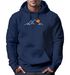 Hoodie Herren Frontprint Line-Art Berge Wandern Natur Outdoor Fashion Kapuzen-Pullover Männer Neverless®preview