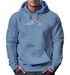 Hoodie Herren Frontprint Line-Art Berge Wandern Natur Outdoor Fashion Kapuzen-Pullover Männer Neverless®preview