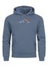 Hoodie Herren Frontprint Line-Art Berge Wandern Natur Outdoor Fashion Kapuzen-Pullover Männer Neverless®preview