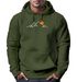 Hoodie Herren Frontprint Line-Art Berge Wandern Natur Outdoor Fashion Kapuzen-Pullover Männer Neverless®preview