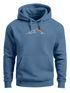 Hoodie Herren Frontprint Line-Art Berge Wandern Natur Outdoor Fashion Kapuzen-Pullover Männer Neverless®preview