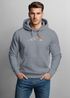 Hoodie Herren Frontprint Line-Art Berge Wandern Natur Outdoor Fashion Kapuzen-Pullover Männer Neverless®preview