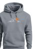 Hoodie Herren Frontprint Line-Art Berge Wandern Natur Outdoor Fashion Kapuzen-Pullover Männer Neverless®preview